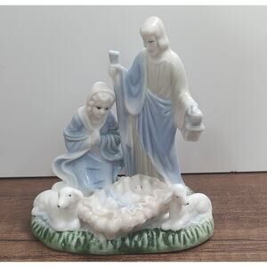 Vintage Cornerstone Creations Nativity Scene Figurine Jesus Mary Joseph B14